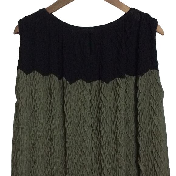 Timeless Naeem Khan Color Block Sleeveless Tunic - Picture 6 of 10